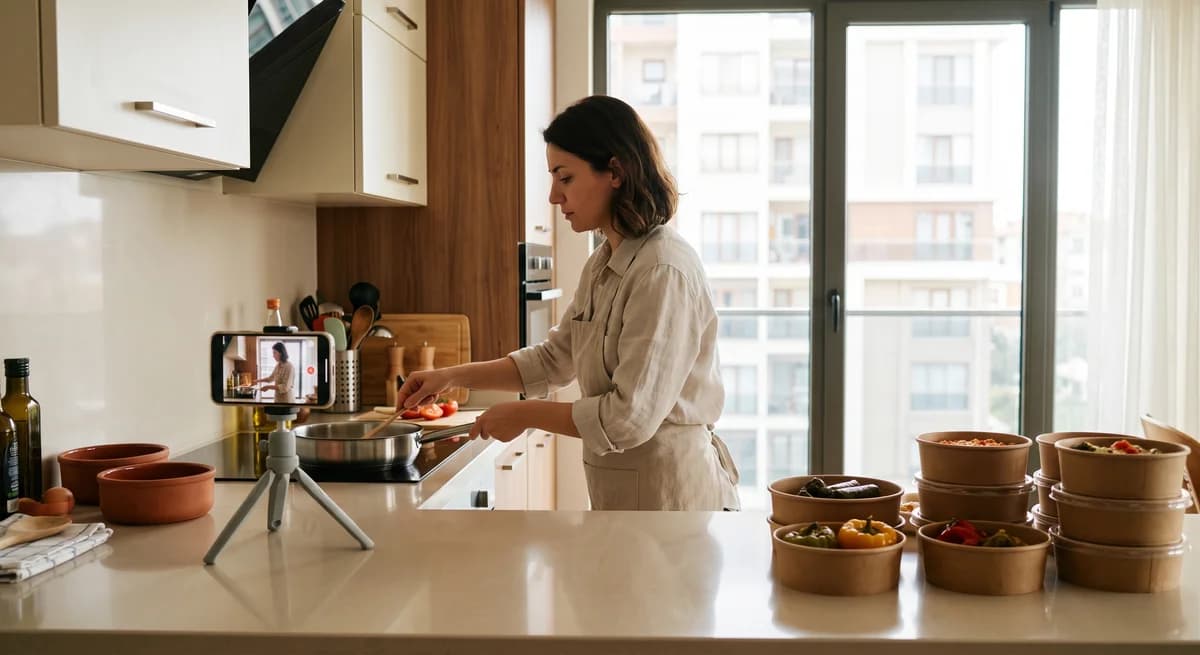 A cooking story shared from a home kitchen